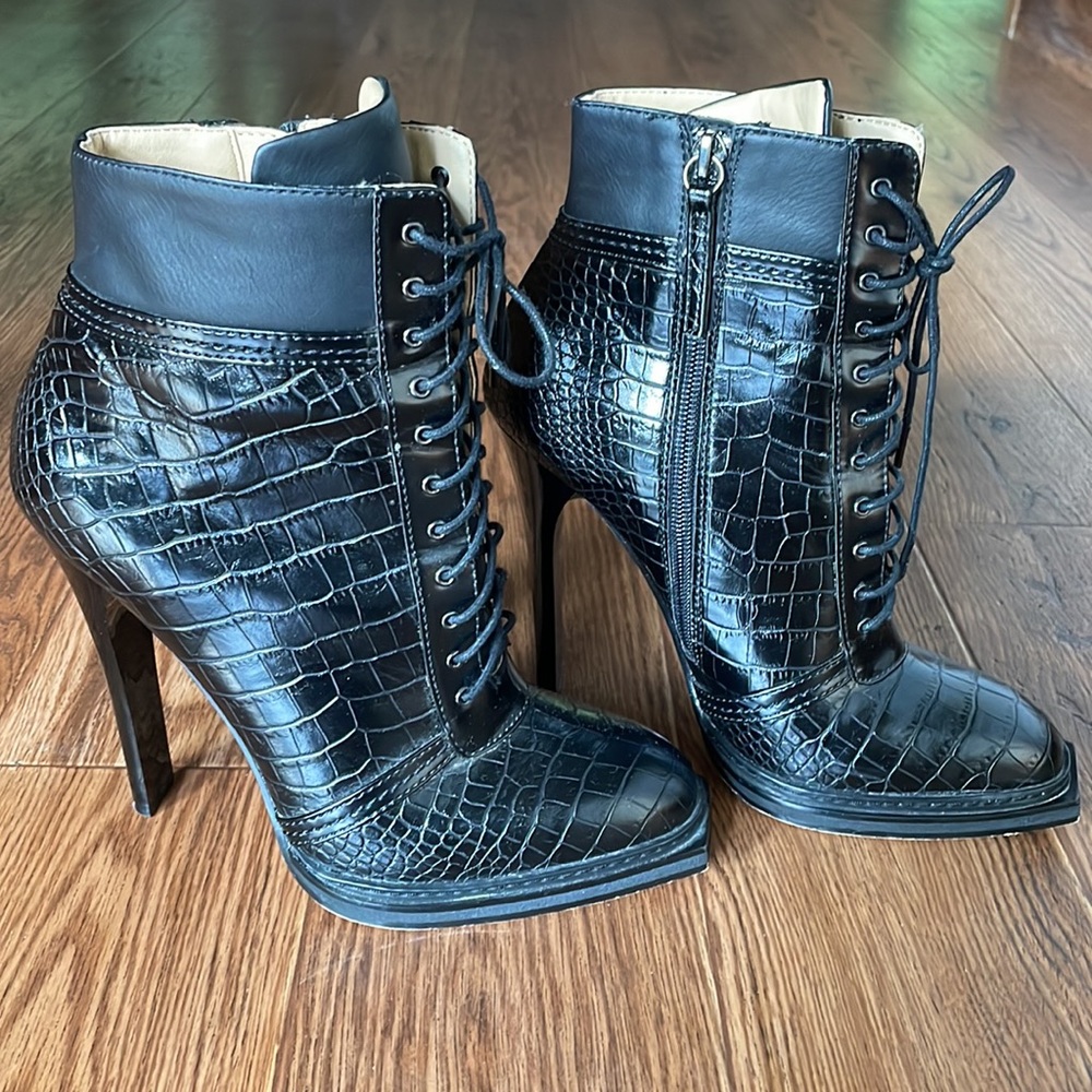 GX by Gwen Stefani high heel side-zip booties